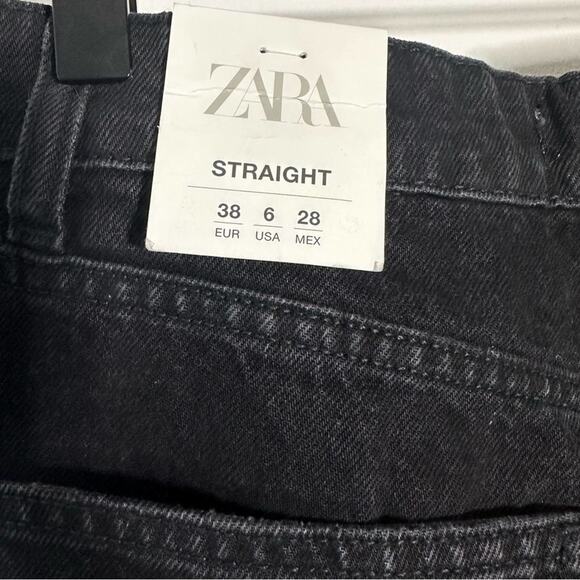 NWT ZARA STRAIGHT JEANS - Picture 14 of 15